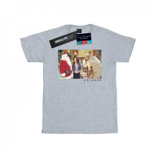 Friends Женская/дамская футболка бойфренда The Holiday Armadillo Cotton