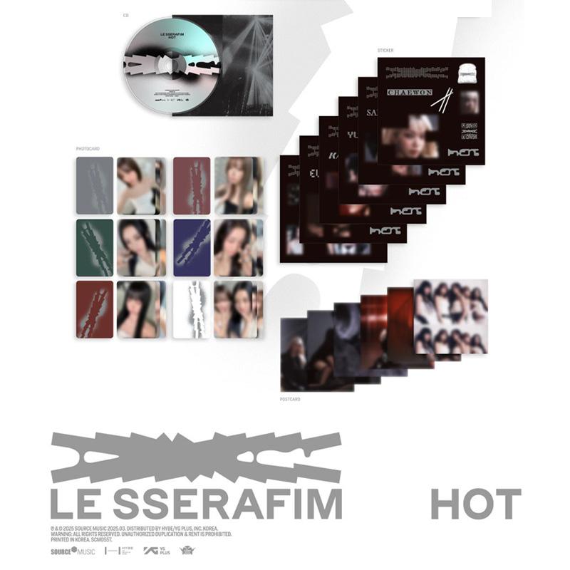 LE SSERAFIM 5th Mini Album 'HOT' (COMPACT Ver.)