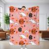Halloween decorations Printed Blanket for Sofa Bed Travel Camping Living Room Office Conditioning Blanket for All Seasons Gifts