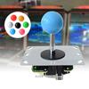 Joystick DIY High Response Non-delayed Arcade Game Fighting Stick Controller with Ball for Players