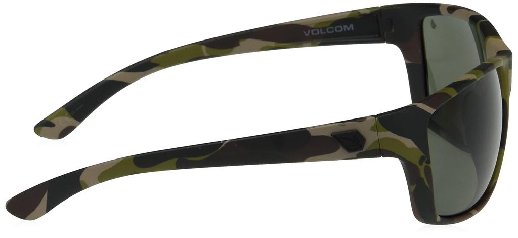 Солнцезащитные очки Стильные очки Матовые Polar EA [Volcom] Мужские (Линзы типа Wellington/поляризованные) [VE01500302 / Рулон] Камуфляж/Серый