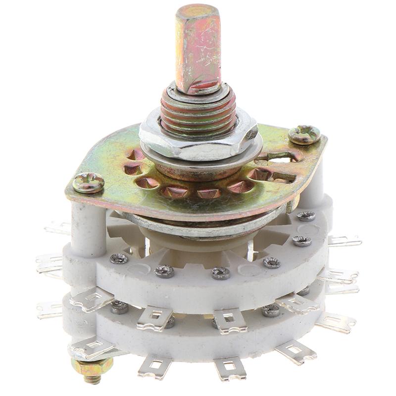 2P11T 2-полюсный 11-позиционный двухъярусный поворотный переключатель каналов