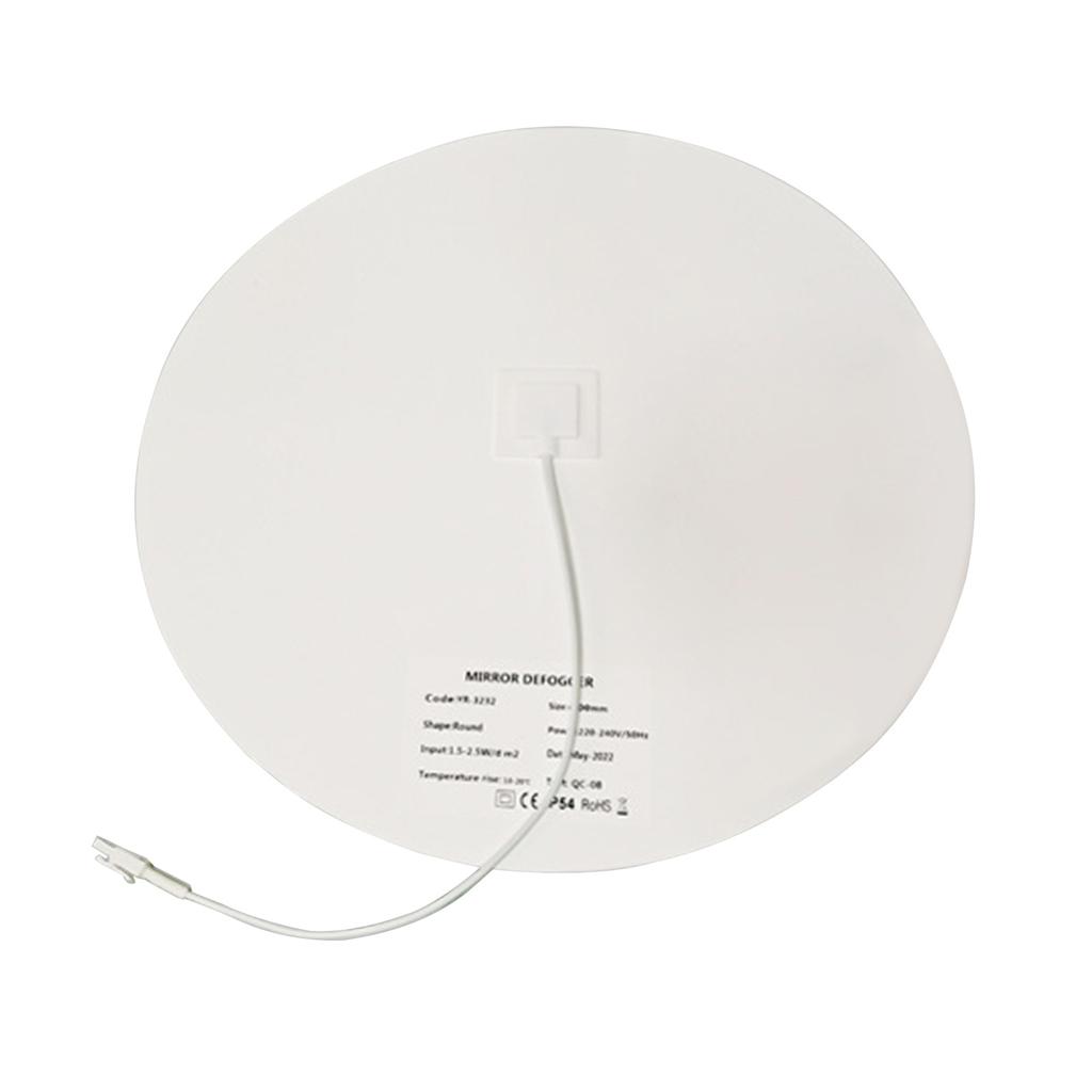 Ванная комната Душ Зеркало Защитная пленка Анти-туман Окно Электронный нагреватель Пленка 110 В Круглая Квадратная Анти-туманная Пленка для Дома
