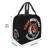 Изолированная сумка-ланчбокс Tiger Muay Thai для женщин, портативная, для бойца тайского бокса, термосумка, ланч-бокс, для пляжа, кемпинга, путешествий