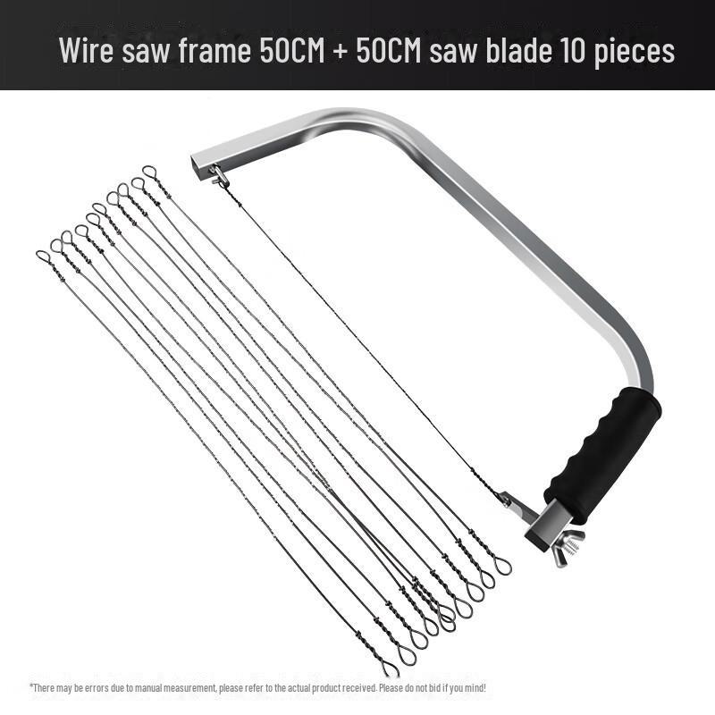 Manual Flower Curve Wire Saw - Handheld Woodworking Tool with Cutting Blade