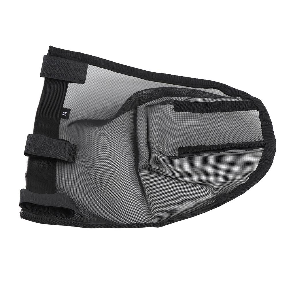 Horse Mesh Nose Cover Nylon Breathable Enhanced Comfort Adjustable Face Protection Horse Nose Net for Livestock M