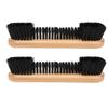 2pcs Wood Handle Pool Table Brush Handheld Grip Snooker Brush Compact Table Cleaner Snooker Table