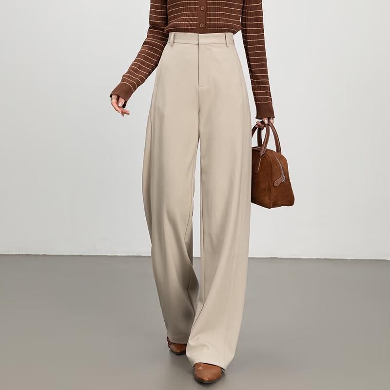 Женские свободные брюки-кюлоты из тенселя и шерсти Van Zhen