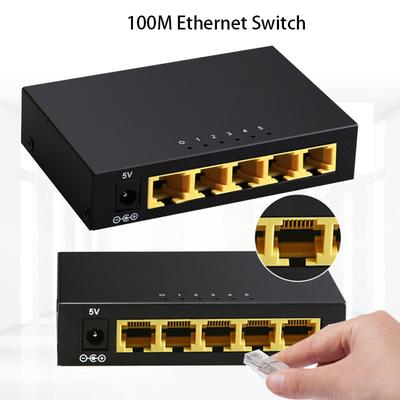 Интернет Сплиттер Ethernet Смарт Сетевой Переключатель Игровой сетевой переключатель RJ-45 LAN Адаптер 5-портовый 100M переключатель Ethernet Переключатель RJ45 Хаб Подключи и Играй