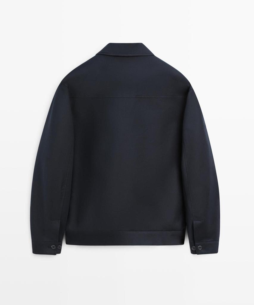 Куртка Massimo Dutti из смесовой ткани с хлопком