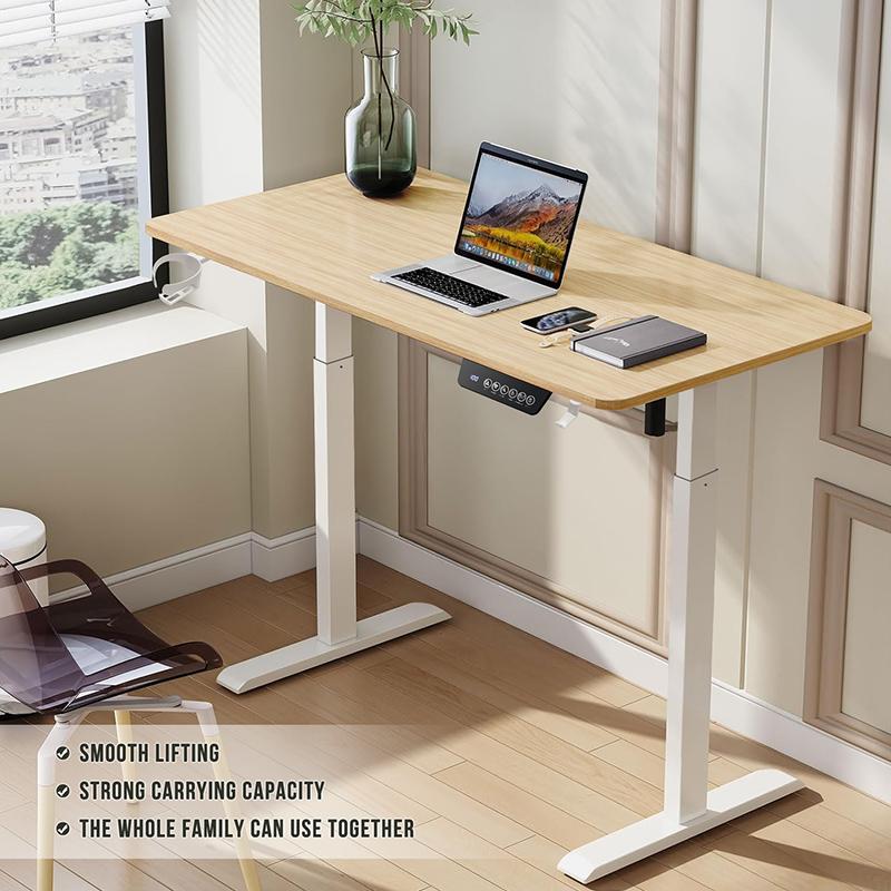 Height Adjustable Desk Motion Electric Stand Up Down Computer Table Modern Lift Motorized Gaming Desktop For Home Office Desks