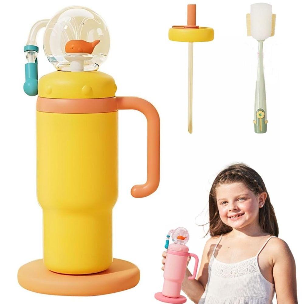 Кружка-непроливайка с расширенной ручкой и фонтаном в виде кита, новая кружка-кит