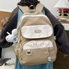 Korean version of simple primary school schoolbag female junior high school high school light leisure backpack outdoor travel large capacity backpack