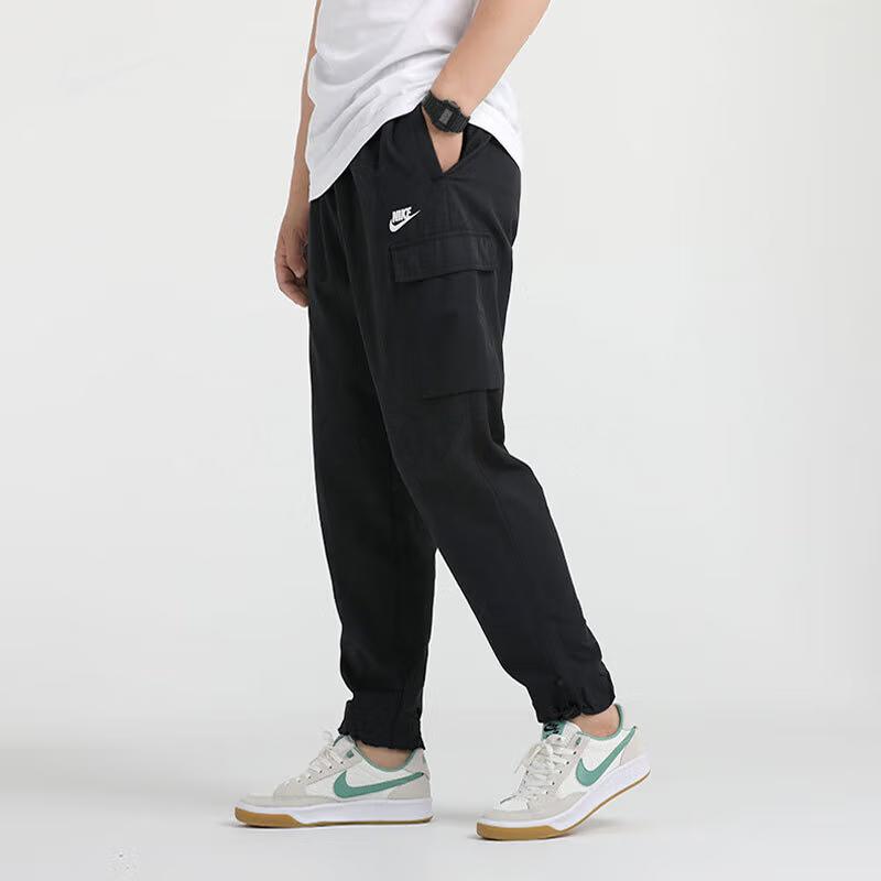 Nike Трикотажные тренировочные брюки Dri-Fit, мужские, черные, CJ4326-010