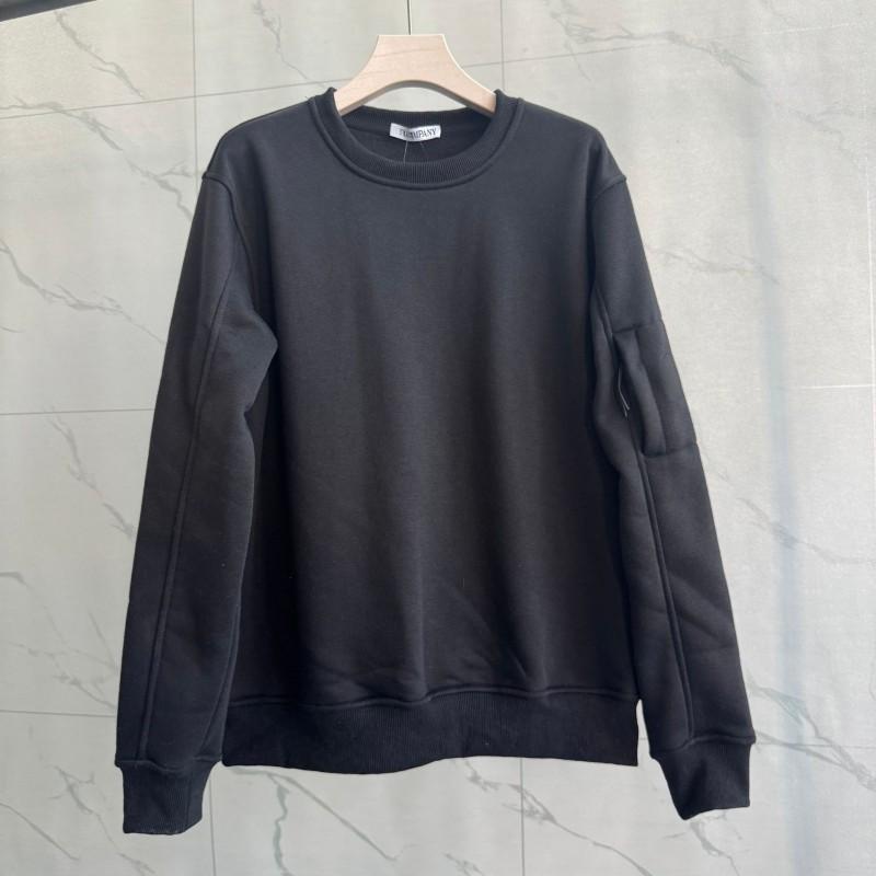 Men Women Winter Fleece Hoodie Casual Round Neck Long Sleeve Sweatshirt Streetwear