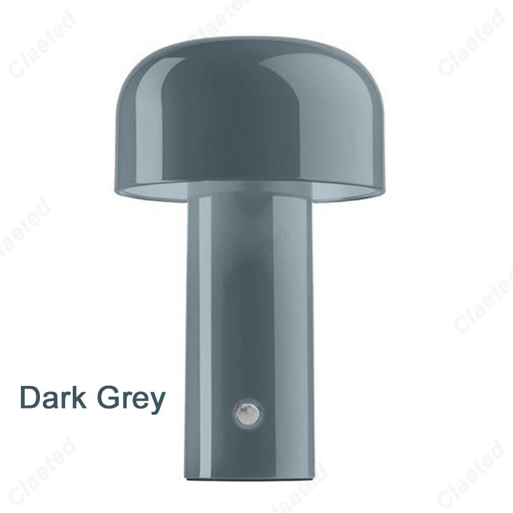 Italian Mushroom Table Lamp Portable Wireless Touch Rechargeable Night Lamp USB Desk Lamp Desktop Decoration Bedroom Night Light