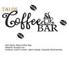 Metal Coffee Bar Sign Rustic Wrought Iron Coffee Bar Hanging Wall Decor Easy To Install Exquisite Workmanship Coffee Wall Art