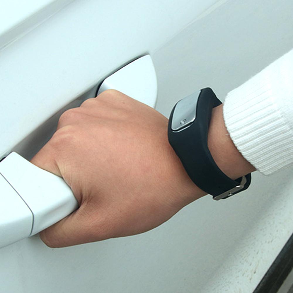 1PC Automatic Static Removal Bracelet Human Body Anti Static Wristband Silicone Bracelet With Wireless Intelligent Warning Light