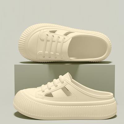 Модные сандалии Smile для женщин, летние новые сандалии на толстой подошве из ЭВА, удобные мягкие пещерные туфли, дышащие нескользящие сандалии, обувь на платформе