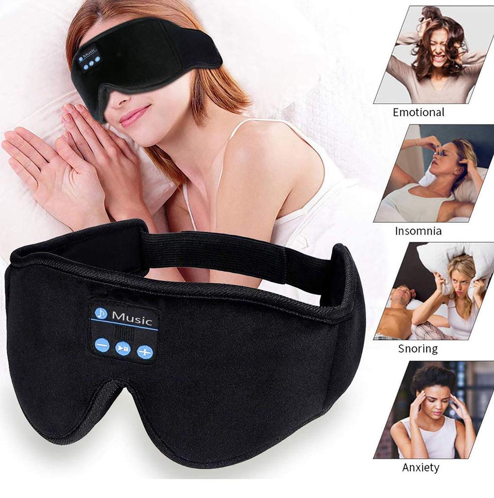 3D Bluetooth Sleep Eye Mask with Music and Eye Protection