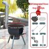 Rural Outdoor Portable Iron Wood-Burning Stove