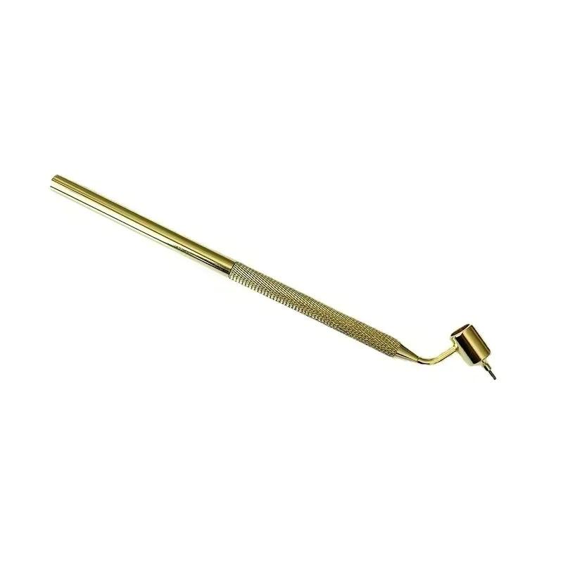 Ручка для подкраски царапин на автомобиле, скошенная, для точной прорисовки тонких линий, с аппликатором для краски