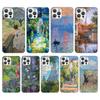 Клод Моне Сад Лилии Мост Силиконовый Чехол для Телефона для iPhone 17 16 16E 15 Pro Max 14 Plus 11 13 Mini 12 7 8 SE Air 17Pro Чехол