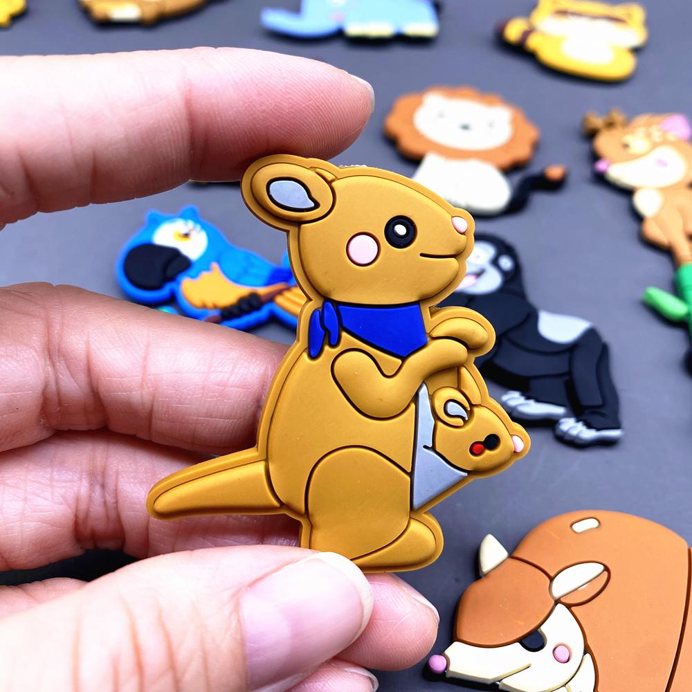 Новый ПВХ магнит на холодильник для декора холодильника Магниты с животными на ферме для детей Милые магниты на холодильник для детей Магнитная игрушка