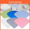 Shower Corner Tpr Bathroom Mat Large Triangle Non Slip With Suction Mats Bath