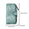 Long Printed Wallet For Women Men Multifunctional Portable Clutch Purse With Secure Clasp Large Capacity Coin Pocket Perfect For Daily Commuting