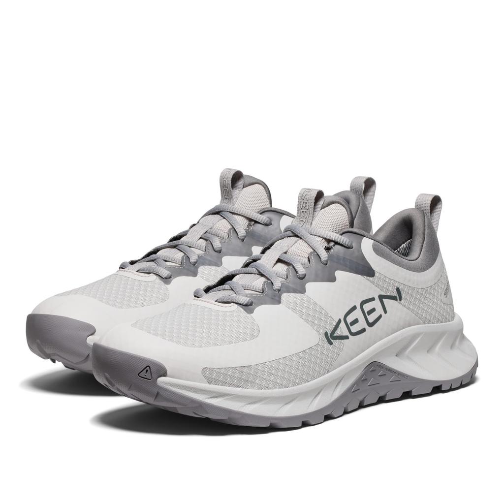 Keen Versacore WP Waterproof Trekking Silver Size Cm Men's Shoes, Lining/Scarlet Ibis, 26.0