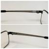 Used SEIKO Eyeglasses Frame Glasses S-3108 Made in Japan Square GUM METAL Men's