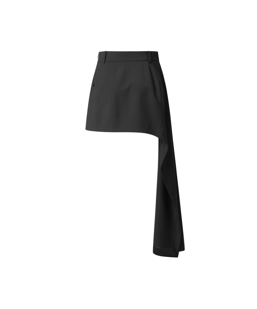 Recorde Asymmetric Draped Skirt_Rqkam25548Bkx
