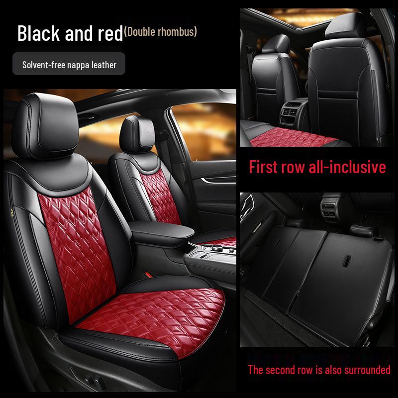 2024 T-Roc Чехол на сиденье из кожи наппа - Полный охват, Всесезонная подушка