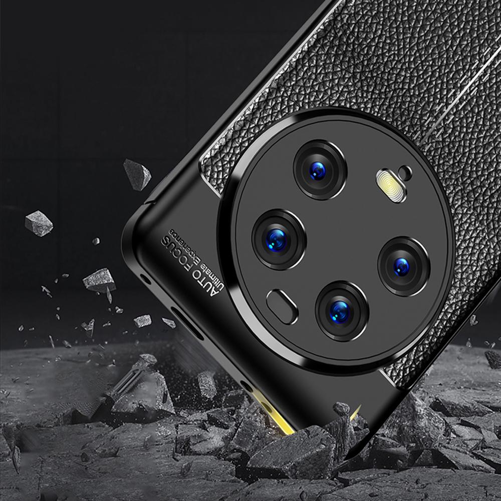 Для Xiaomi 13 Ultra Противоцарапный чехол для телефона из ТПУ с текстурой личи, Противоударная крышка для смартфона