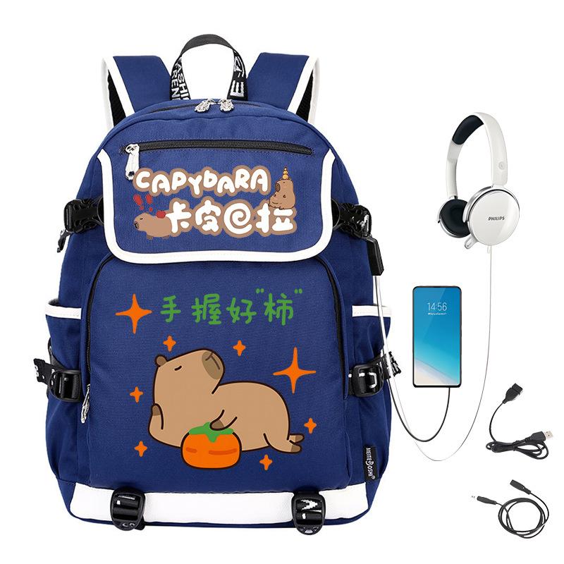 School Bag Trend Large Capacity Cute Junior High School Students Durable Lightweight Backpack Men And Women