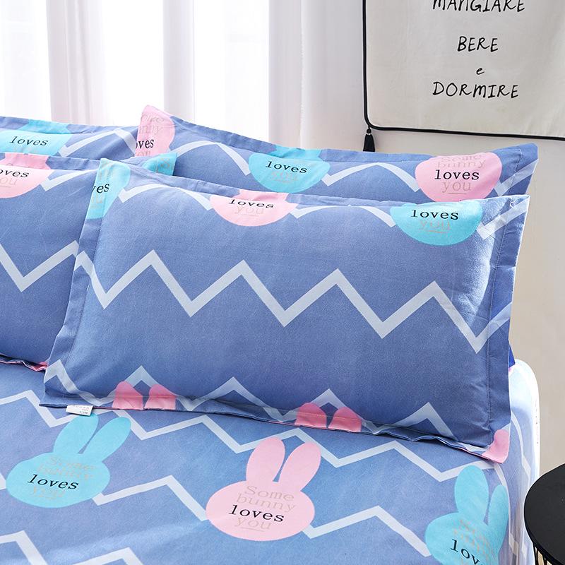 Double Dormitory Cover Pillowcase For Or Hotel 74x48 Cm