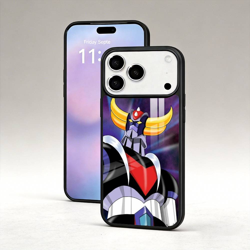 UFO R-Robot G-Goldorak Phone Case For iPhone 17,16,15,14,13,12,Pro,Max For Magsafe Magnetic Wireless Charging