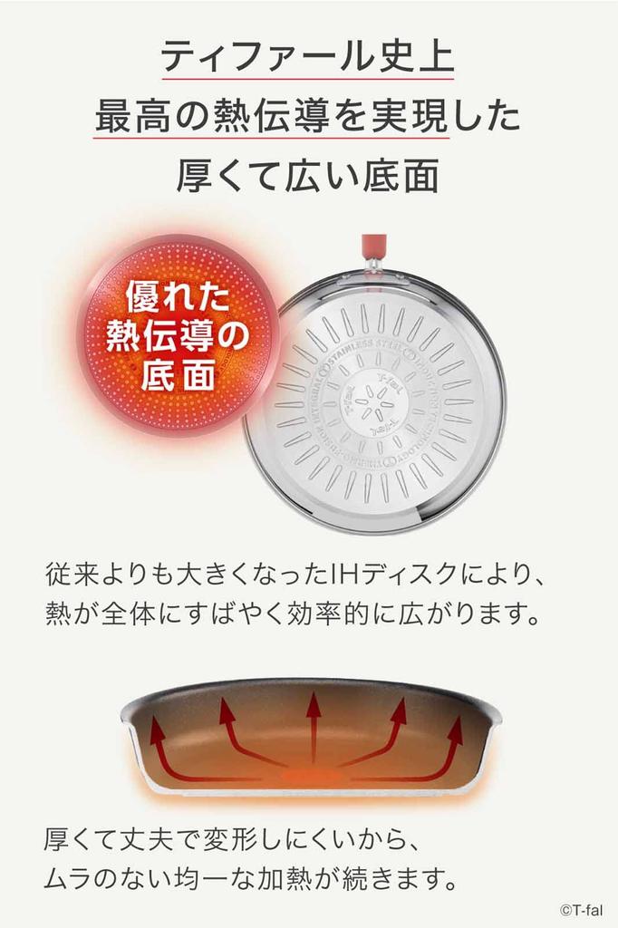 Tefal совместимая с газом жарка без вредных веществ, таких как нержавеющая сталь IH нержавеющая сталь G729S4 сковорода, набор из 4 предметов, IH, огонь, PFOA,