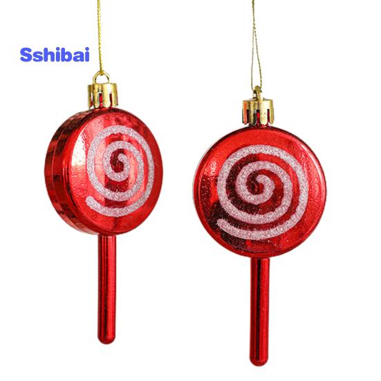 2 шт. Рождественский кулон изысканный грибной пончик в форме Санта-Клауса подвесное украшение для рождественской елки для праздничного украшения