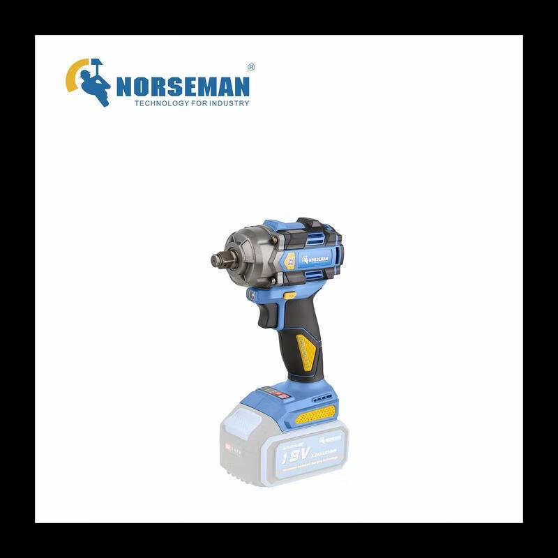 Бесщеточный литиевый гайковерт Norseman 1/2" (штекер CN) (адаптер в комплекте)