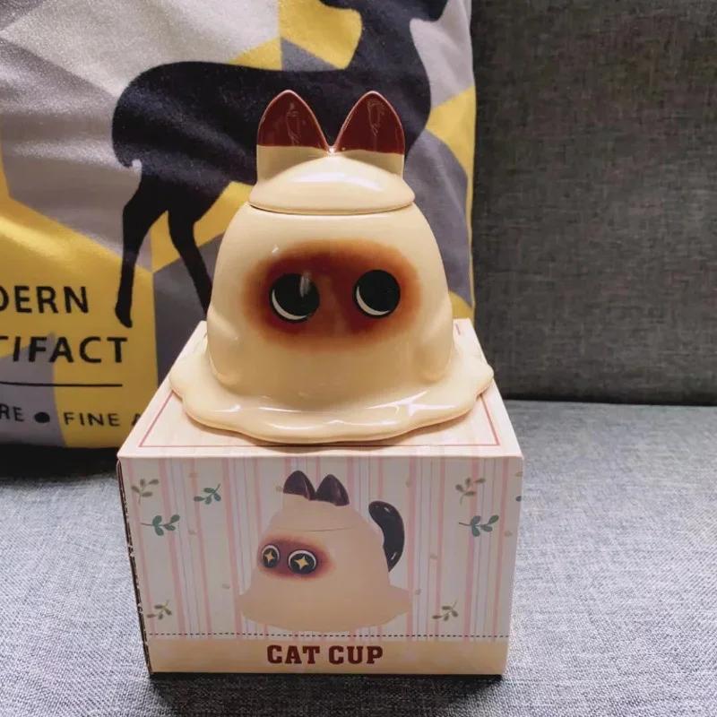 Милая сиамская кошка, картофельное пюре, кофейная чашка, симпатичная керамическая кружка, молочные чашки, кухонные принадлежности высокого уровня, кружки для напитков