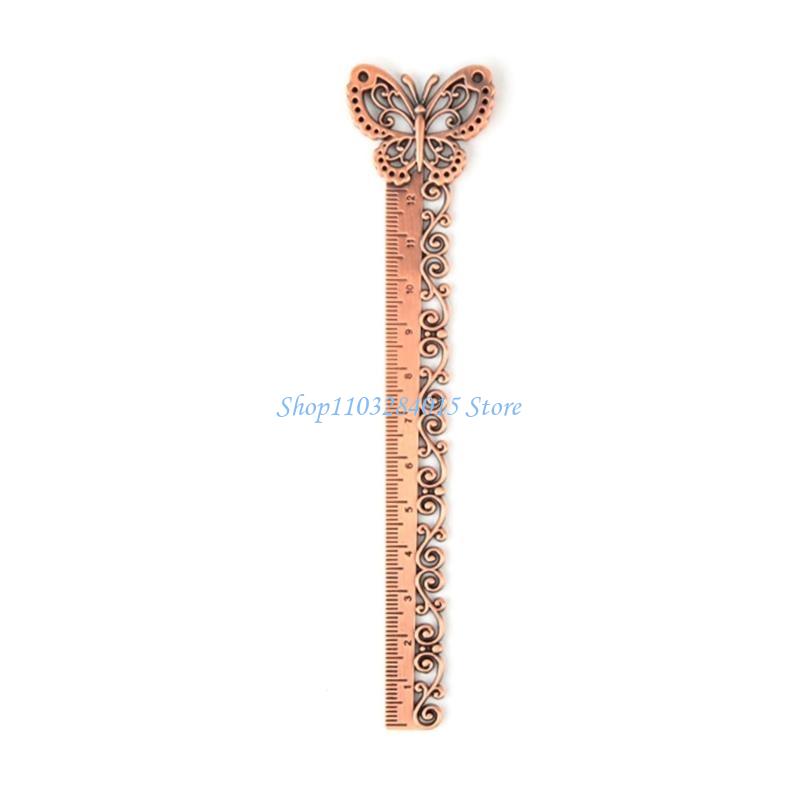 R6FF Bookmarks Ruler Delicate Design, Elegant Measuring Ruler Reading Bookmarks