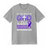 By The Grace God I m A Survivor Domestic Violence Awareness T Shirt vintage Washed Breathable Unisex Soft Comfortable Casual