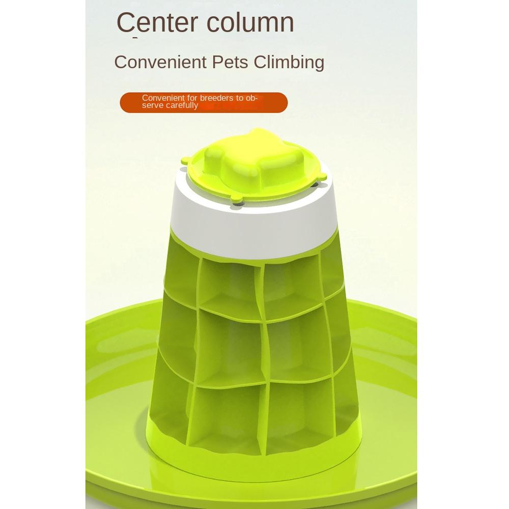 Breathable Snails Breeding Tank Removable Reptile Habitat Cage Mini Pet House Small Insect