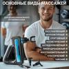 Профессиональный массажер для тела и мышц, массажный пистолет GDA196