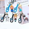 Frozen Keychain Princess Elsa Doll Anna Schoolbag Car Key Pendant Doll Claw Machine Small Gift