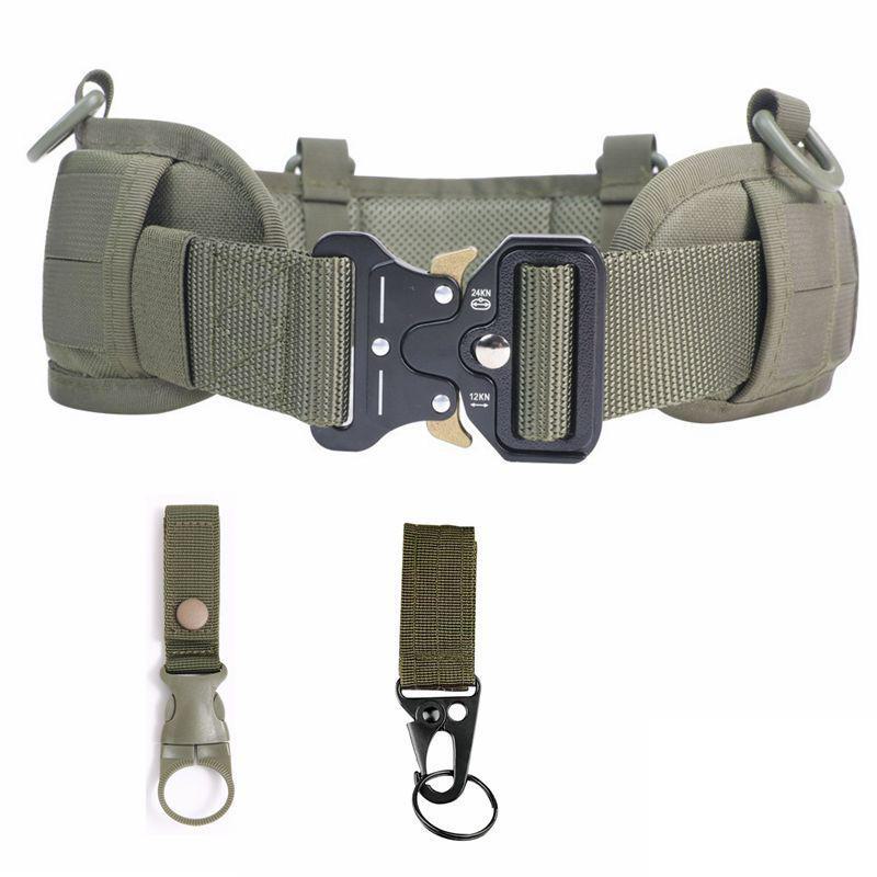 Тактический военный пояс Molle — быстросъемный, многофункциональный поясной уплотнитель из сплава для обеспечения безопасности и тренировок CS.