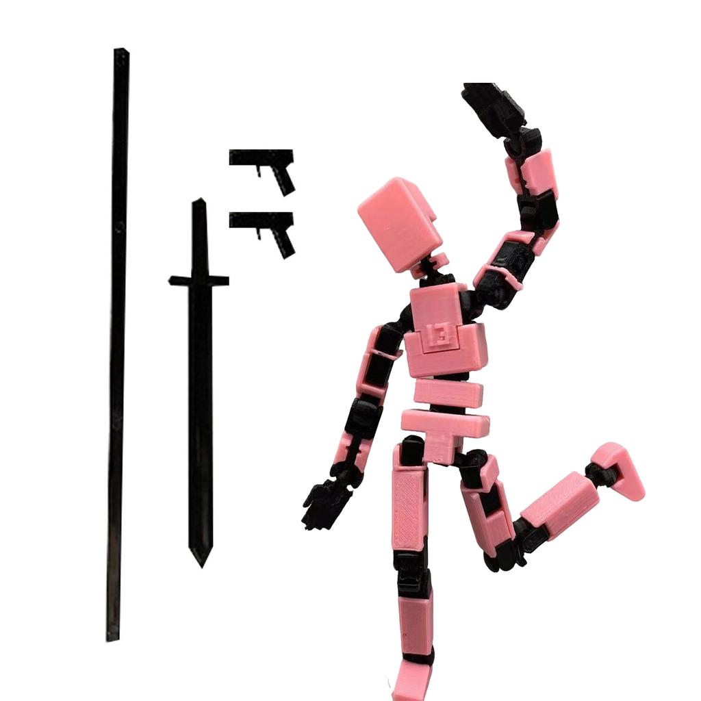 Multi- Movable Doll, Fully Articulated Mechanical Toy For Stress Relief