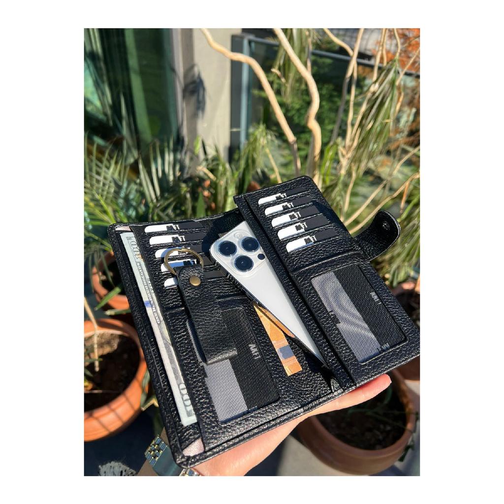 Кошелек унисекс из натуральной кожи Twist 2323 с отделением для телефона